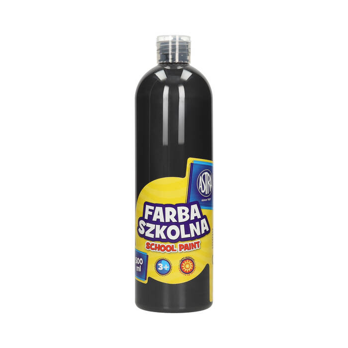 Farba szkolna czarna 500ml Astra VK1884 01