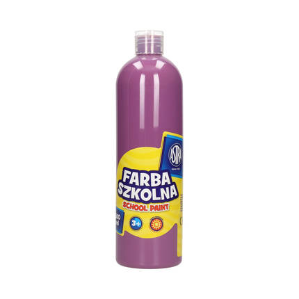 Farba szkolna śliwkowa 500ml Astra AZ5225 01