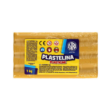 Plastelina 1kg jasnobrązowa luz AZ6239 01