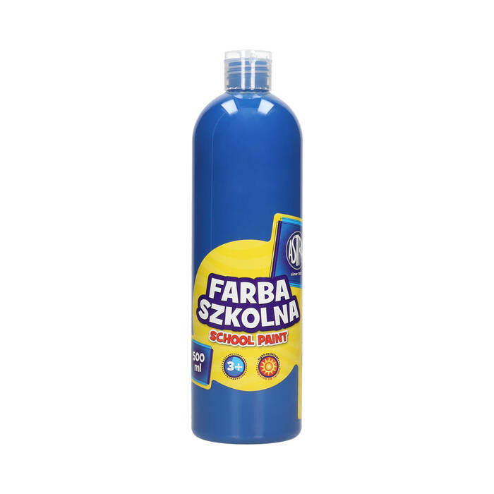 Farba szkolna ciemnoniebieska 500ml Astra VK1878 01