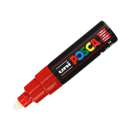 Marker plakatowy 4.5-5.5mm czerwony okrągły Posca PC-7M UN1175 02