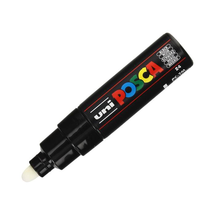 Marker plakatowy 4.5-5.5mm czarny okrągły Posca PC-7M UN1179 02