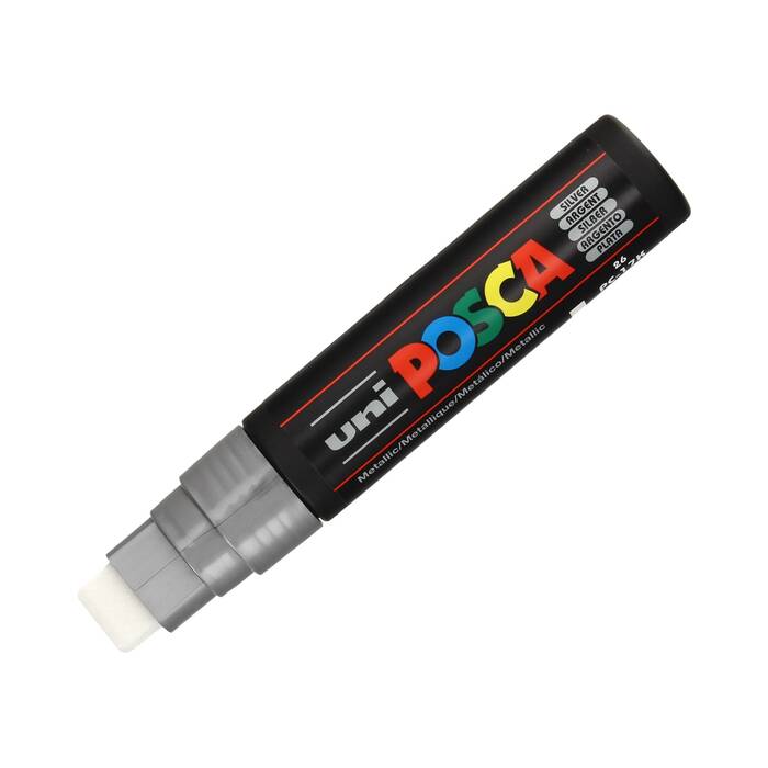 Marker plakatowy 15mm srebrny prostokątny Posca PC-17K UN1183 02