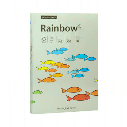 Papier ksero A3 80g bladozielony Rainbow 72 PI1046 01