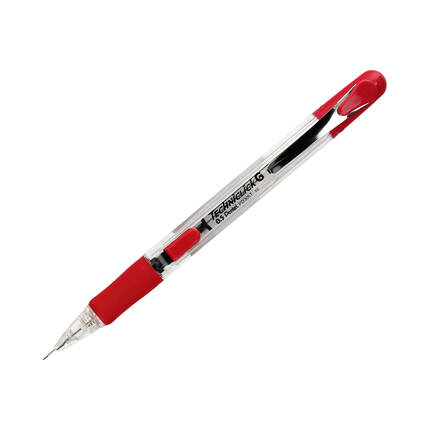 Ołówek automatyczny 0.5mm czerwony Pentel PD305 PN1056 01