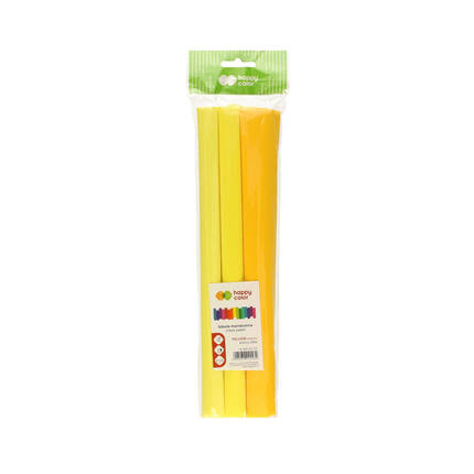 Bibuła marszczona mix żółty (3) HappyColor ST1768 01