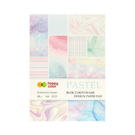 Blok motyw A4/15 Pastel Happy Color ST7825 01