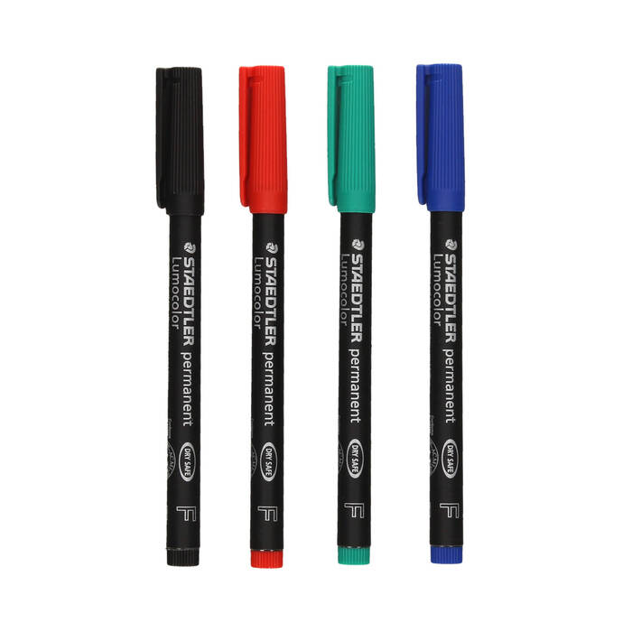 Foliopis 0.6mm 4kol Lumocolor Staedtler F318WP4 ST1140 03