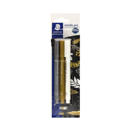 Marker metaliczny 3kol Staedtler ST1755 01