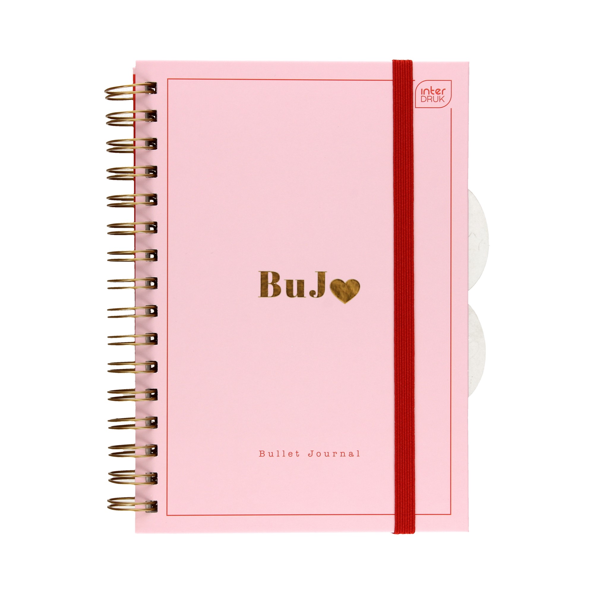 Organizer A5/244 spirala Bujo Heart Bullet Journal Interdruk IR1195 01 Organizer A5/244 spirala Bujo Heart Bullet Journal Interdruk IR1195 01