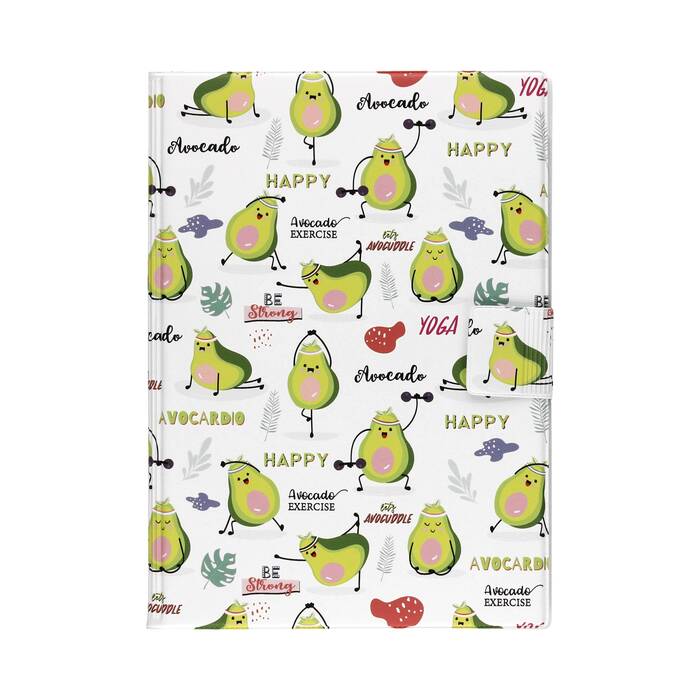 Notes A5 rzep nadruk Avocado Biurfol BF7675 01