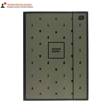 Teczka gumka A4+ Chess Soft Touch Interdruk IR5377 01