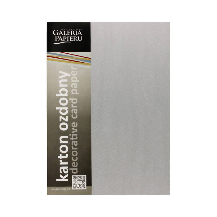 Karton wizytówkowy A4 180g Millenium srebrny (20) AG5926 01