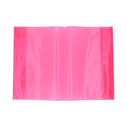 Okładka na zeszyt A4/PVC neon różowa Biurfol - 10szt. BF7759 01