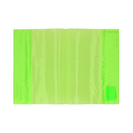 Okładka na zeszyt A5/PVC neon zielona Biurfol - 10szt. BF7765 01