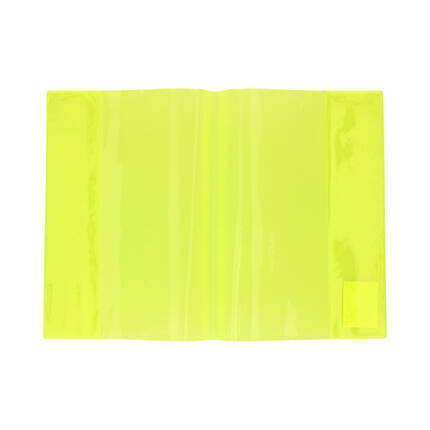 Okładka na zeszyt A5/PVC neon żółta Biurfol - 10szt. BF7764 01