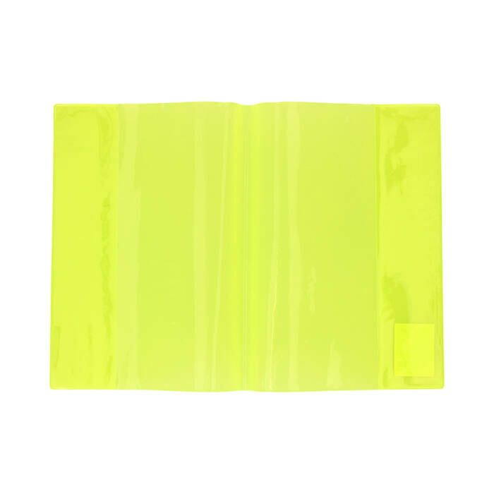 Okładka na zeszyt A5/PVC neon żółta Biurfol - 10szt. BF7764 01