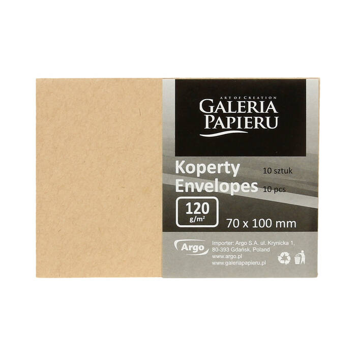 Koperty 70x100 ciemnobeżowe Nature 120g (10) AG7672 02