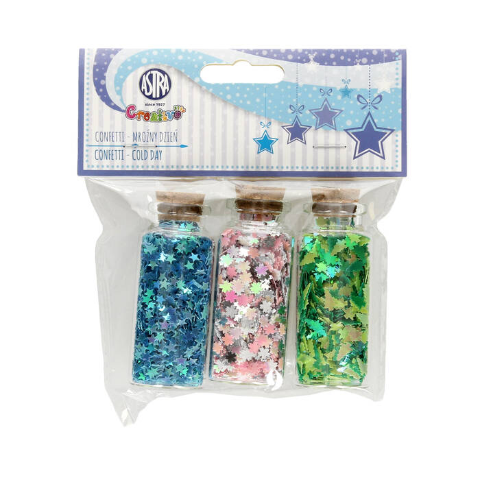 Confetti buteleczki 3x10g Mroźny dzień Astra 335121007 VK0101 01