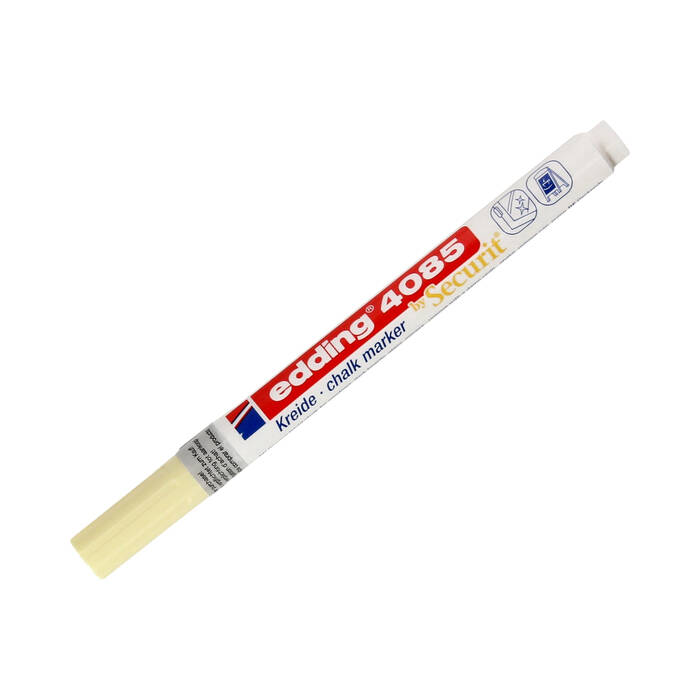 Marker kredowy do szyb 1.0-2.0mm żółty pastel Edding 4085 EG5226 01