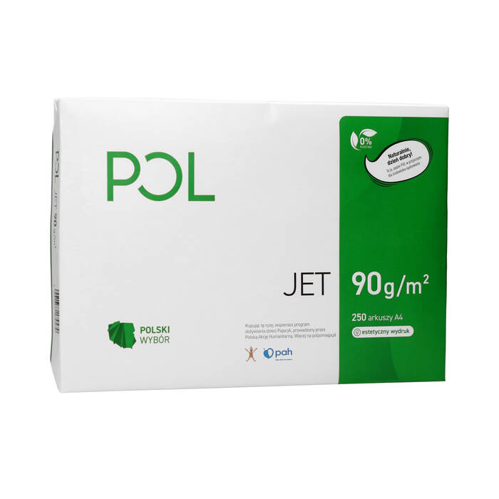 Papier ksero A4 90g 166 Poljet - opak. 250 ark. IP1005 01