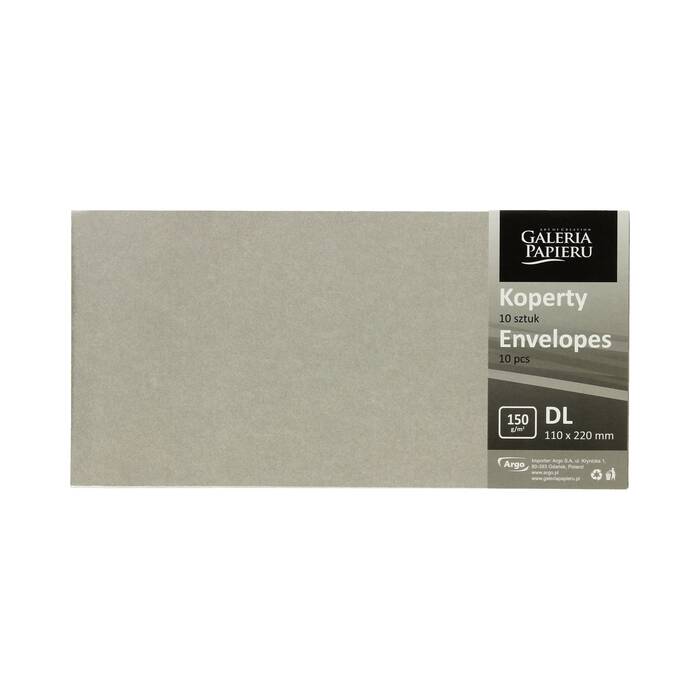 Koperty DL jasnoszary Pearl 150g (10) AG1192 03