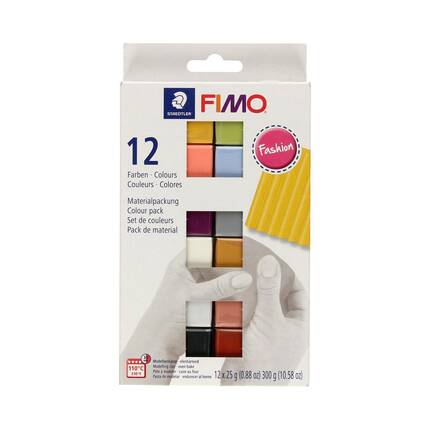 Modelina zestaw 12kol x 25g soft Fashion FIMO ST6435 01