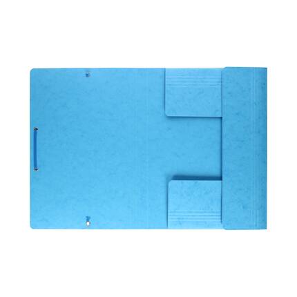 Teczka gumka A4 jasno-niebieska preszpan Bantex BX6819 02