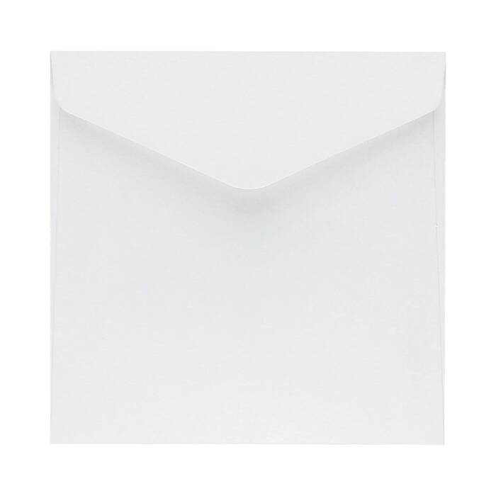 Koperty 160x160 gładkie białe 150g - 10 szt. w opak. AG7206 01