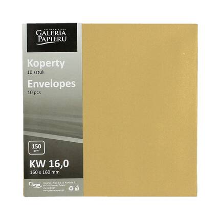 Koperty 160x160 Pearl złoty 150g (10) AG7242 02
