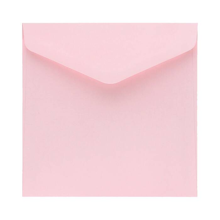 Koperty 160x160 różowe satyna gładkie 130g (10) AG7819 01