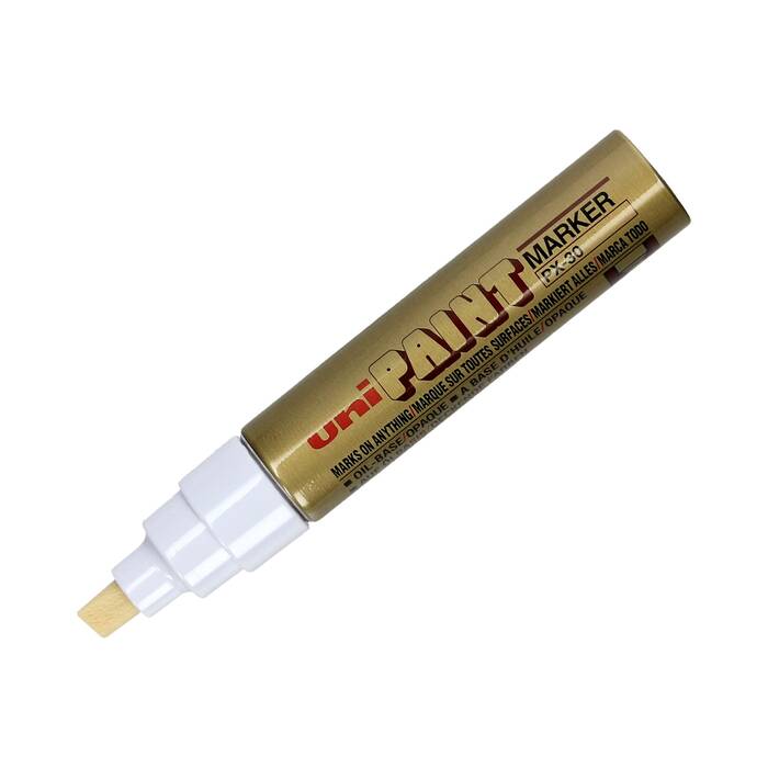 Marker olejowy 4.0-8.5mm złoty ścięty Uni PX30 UN5109 02