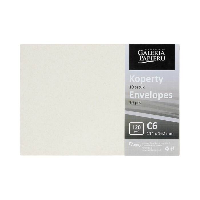 Koperty C6 jasnobeżowe Nature 120g - 10 szt. w opak. AG7612 03