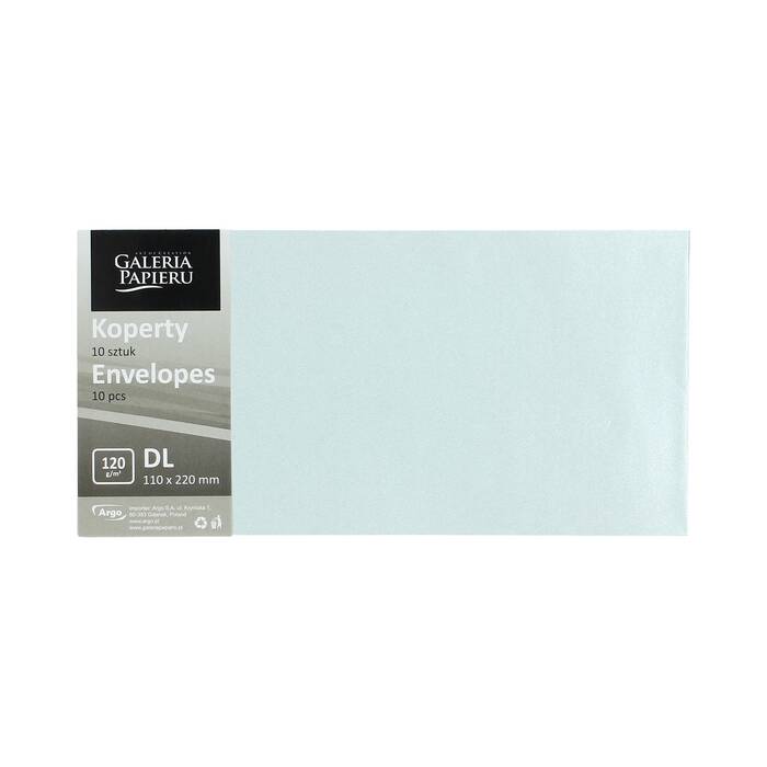 Koperty DL błękit Millenium 120g - 10 szt. w opak. AG7873 02
