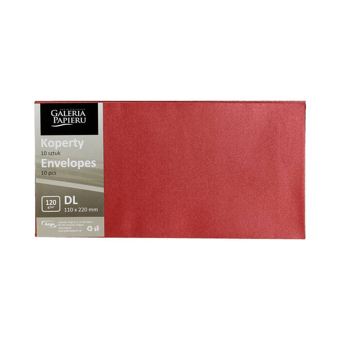 Koperty DL czerwone Pearl 120g (10) AG7486 02