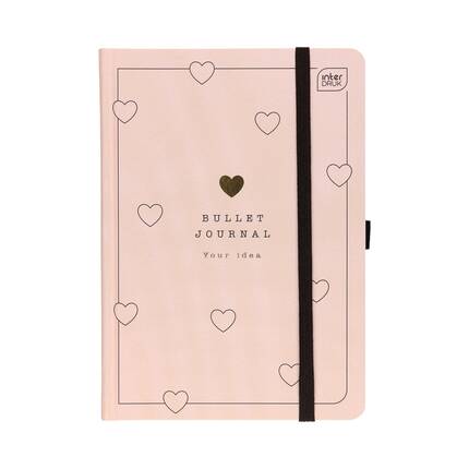 Organizer A5/240 Bujo Hearts Bullet Journal Interdruk IR6807 01