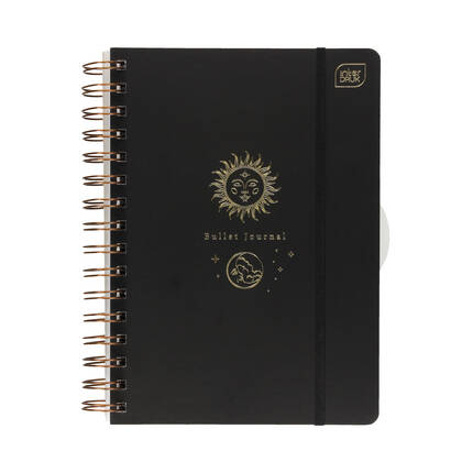Organizer A5/240 spirala Bujo Black Bullet Journal Interdruk IR6808 01