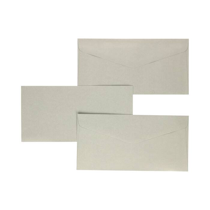 Koperty DL gładkie jasnoszare satynowe 130g (10) AG5068 02