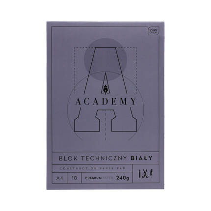 Blok techniczny A4/10 Academy Interdruk 240G IR6559 01