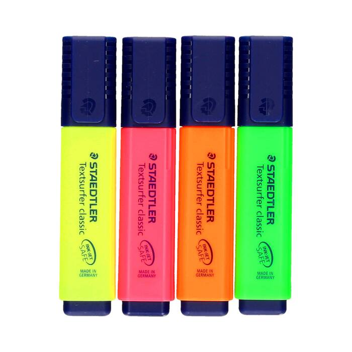 Zakreślacz 4kol etui Textsurfer Classic Staedtler ST6622 03