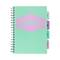 Kołozeszyt B5/200str kratka morski Project Book pastel Pukka NZ2190 01