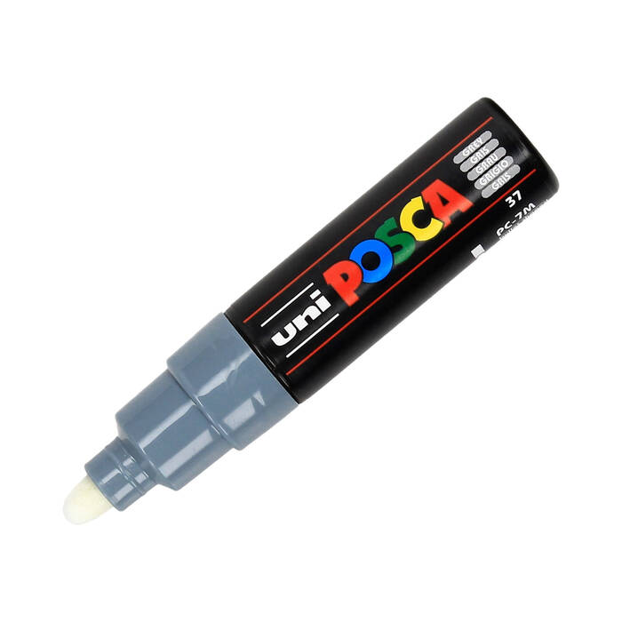 Marker plakatowy 4.5-5.5mm szary okrągły Posca UN1178 02