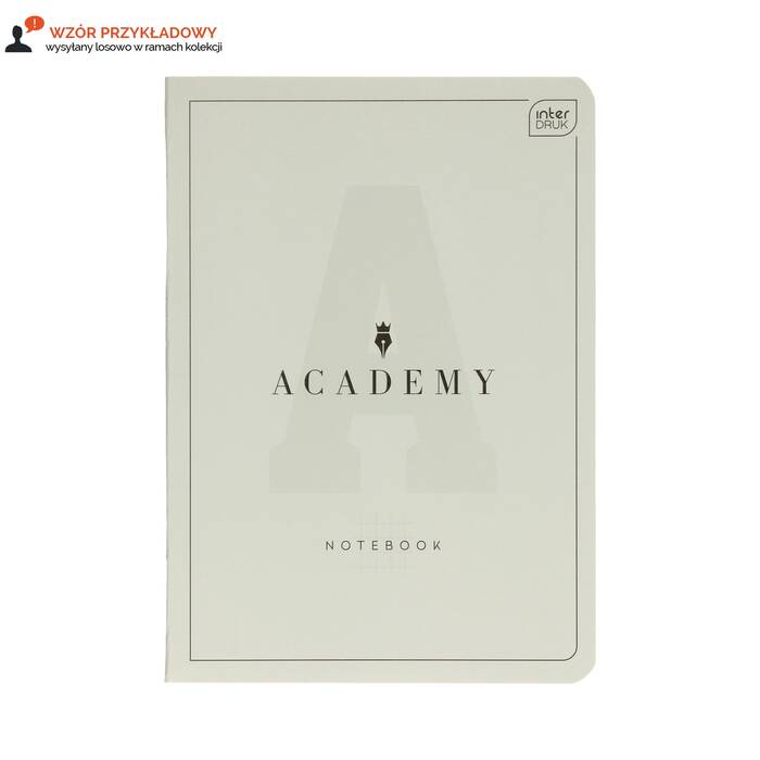 Zeszyt A5/32 kratka Academy Interdruk 90g IR1348 01