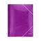 Teczka gumka A4 fioletowa karton Wow Leitz LE6463 01