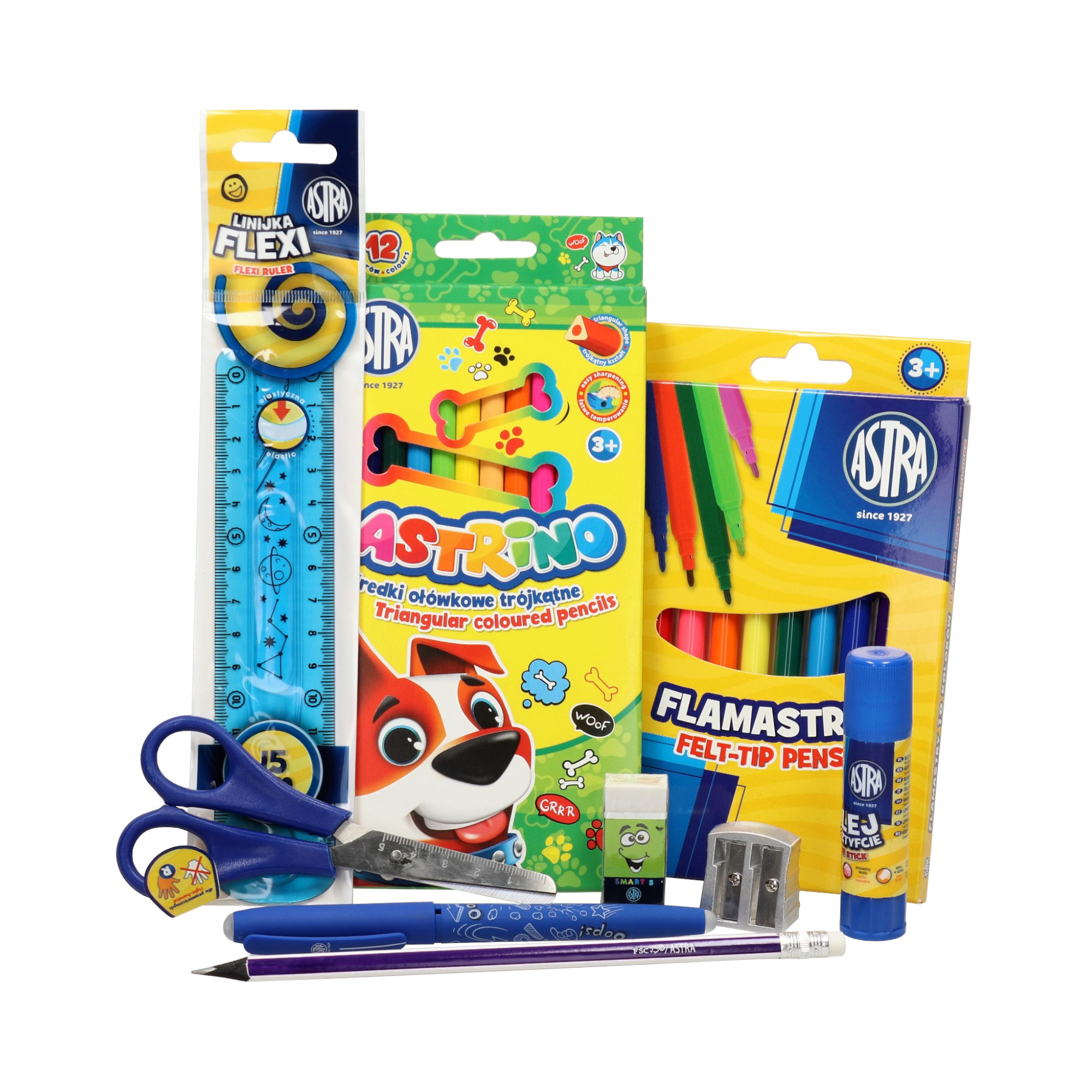 Wyposażenie piórnika pojedynczego ASTRA 602121001 AZ0411 01 Wyposażenie piórnika pojedynczego ASTRA 602121001 AZ0411 01