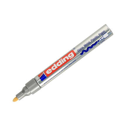 Marker olejowy 2.0-4.0mm srebrny połysk okrągły Edding 750 EG5206 02