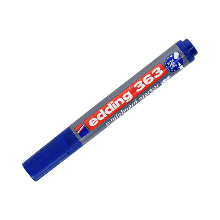 Marker do tablic 1.0-5.0mm niebieski ścięty Edding 363 EG1068 01