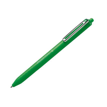 Długopis automatyczny 0.70mm zielony iZee Pentel BX467 PN9104 01