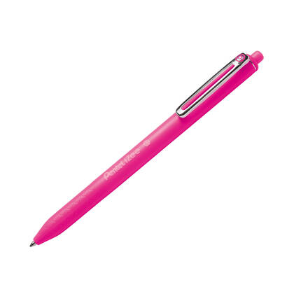 Długopis automatyczny 0.70mm różowy iZee Pentel BX467 PN9108 01