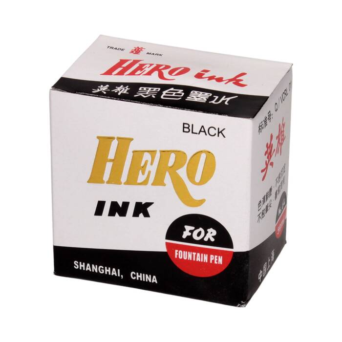 Atrament 50ml czarny Hero KA1001 02